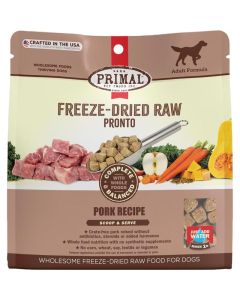 Primal Freeze-Dried Raw Pronto Pork Recipe 16 oz.