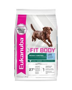 Eukanuba Fit Body Weight Control Large Breed Dry Dog Food 30 lbs.