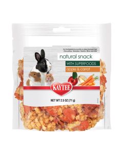 Kaytee Natural Snack With Superfoods Carrot & Apple 3 oz.