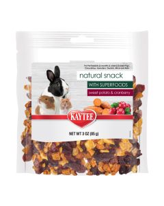 Kaytee Natural Snack With Superfoods Sweet Potato & Cranberry 3 oz.