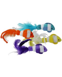 Multipet Clown Fish Cat Toy 2 pack
