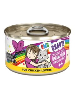 Weruva BFF OMG Dream Team Chicken and Duck  Gravy Can 3oz