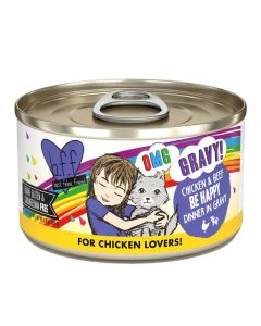 Weruva BFF OMG Be Happy Chicken and Beef Gravy Can 3oz