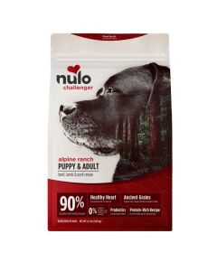 Nulo Challenger High Protein Kibble Alpine Ranch Beef, Lamb, and Pork Recipe 24 lbs