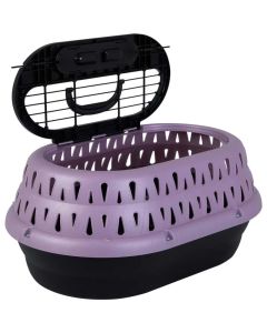 Petmate Top Load Cat Kennel Pearl Bubble Grape 19"