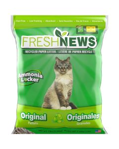 Fresh News Recycled Paper Litter Original Pellets 12 lbs.