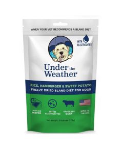 Under The Weather Rice, Hamburger & Sweet Potato Freeze-Dried Bland Diet for Dogs 6 oz
