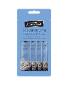 Fussie Cat Oceanfish with Salmon Purée 4pk