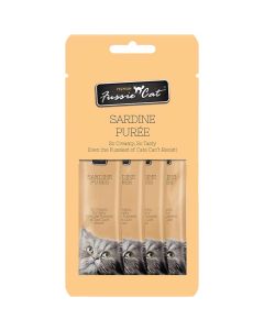 Fussie Cat Sardine Purée 4pk