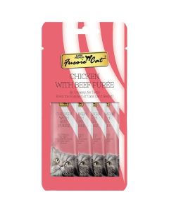 Fussie Cat Chicken with Beef Purée 4pk