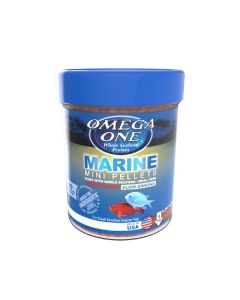 Omega One Slow-Sinking Marine Mini Pellets Flavored with Garlic 1.8 oz