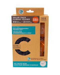 CLOEeCLUZO Pet Waste Bags Sea Breeze Scent Value Pack