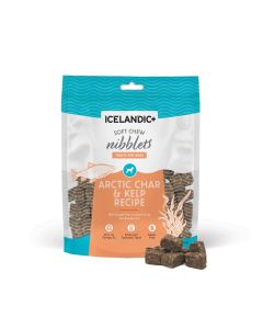 Icelandic+ Soft Chew Nibblets Treats for Dogs Arctic Char & Kelp Recipe 2.25 oz.