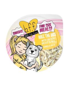 Weruva B.F.F. Fun Size Meal Roll the Dice Chicken Breast and Rice 2.75oz