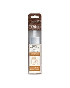 TropiClean Enticers Teeth Cleaning Gel for Dogs Peanut Butter & Honey Flavor 2oz