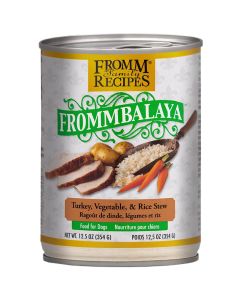 Fromm Family Frommbalaya Turkey, Vegetable & Rice Stew Canned Dog Food 12.5 oz.