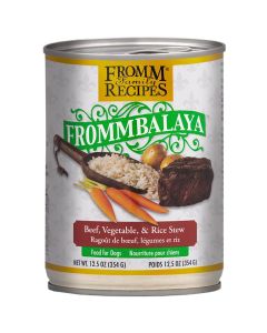 Fromm Family Frommbalaya Beef, Vegetable & Rice Stew Canned Dog Food 12.5 oz.