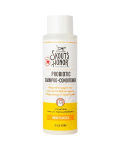 Skout's Honor Probiotic Shampoo + Conditioner for Cats Honeysuckle Scent 16 oz