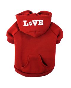 Fashion Pet LOVE That Sweatshirt Red Medium
