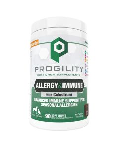 Nootie Progility Soft Chew Supplements Allergy Relief with Colostrum 90ct