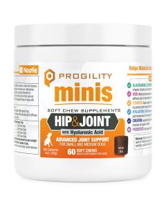 Nootie Progility Minis Soft Chew Supplements Hip & Joint with Hyaluronic Acid 60ct