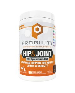 Nootie Progility Soft Chew Supplements Hip & Joint with Hyaluronic Acid 90ct