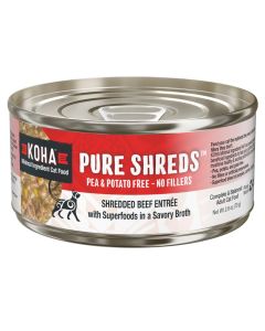 KOHA Pure Shreds Beef Entree Cat 2.8oz