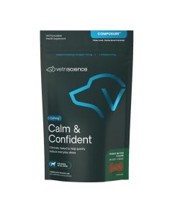 VetriScience Composure Calming Supplements for Dogs 45ct Peanut Butter Flavor Chews
