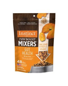 Instinct Raw Boost Mixers Gut Health Freeze-Dried Food Topper 12.5oz