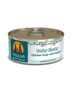 WERUVA Classic Funky Chunky Chicken Soup with Pumpkin Dog Food 5.5 oz.
