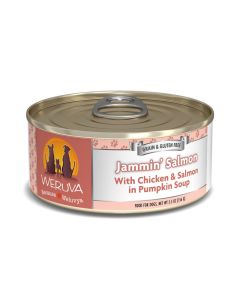 WERUVA Classic Jammin� Salmon with Chicken & Salmon in Pumpkin Soup Dog Food 5.5 oz.