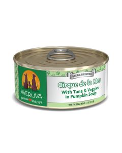 Weruva Cirque de la Mer with Tuna & Veggies in Pumpkin Soup Dog Food 5.5 oz.