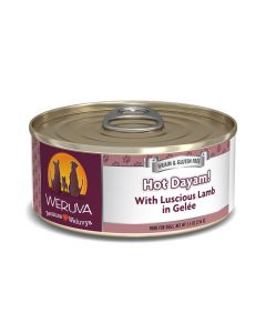 WERUVA! Hot Dayam! with Luscious Lamb in Gel�e Dog Food 5.5 oz.
