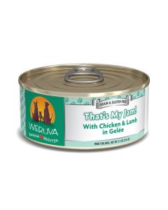 WERUVA That's My Jam! W/Chicken & Lamb in Gel�e Dog Food 5.5 oz.