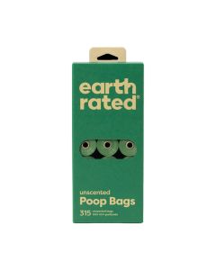 Earth Rated Poop Bags 315 ct Refill Bags, 21 rolls Unscented