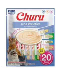Inaba Churu Puree Cat Treats Tuna Variety Pack 20pk