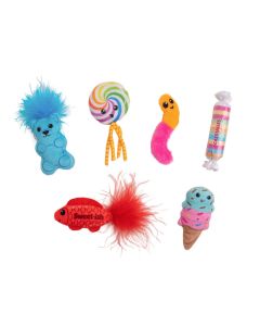 Outward Hound Kitty Sweet Treats Cat Toy 6 pack