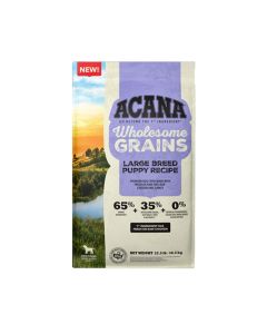 ACANA Wholesome Grains Large Breed Puppy Recipe Dry Food 22.5 lbs.
