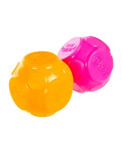 goDog Silent Squeak Ball Dog Toy 2pk