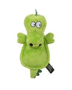 goDog Hear Doggy! Silent Squeak Gator Dog Toy