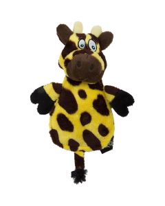 goDog Hear Doggy! Silent Squeak Giraffe Dog Toy