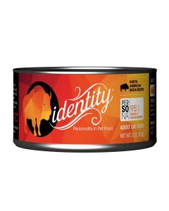 Identity Persona 95% North American Bison Recipe Adult Cat Food 3 oz.