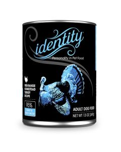 Identity 95% Free-Range Herritage Turkey Recipe Adult Dog Food 13 oz.