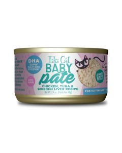 Tiki Cat Baby Chicken,Tuna & Chicken Liver Pate 2.4oz