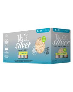 Tiki Cat Silver Senior Variety 2.4oz 12 Pack