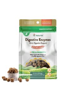 NaturVet Scoopables Digestive Enzymes Daily Digestive Support for Cats 5.5 oz.