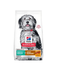 Hills Science Diet Adult Perfect Weight & Joint Support Chicken Recipe Dry Dog Food 25 lbs.