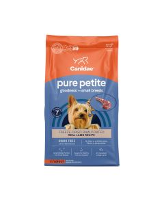 Canidae PURE Petite Real Lamb Recipe Freeze Dried Raw Coated Dog Food 4 lbs.
