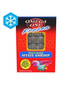 Omega One Frozen Mysis Shrimp Fish Food 3.5 oz
