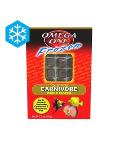 Omega One Frozen Super Carnivore Fish Food 3.5 oz